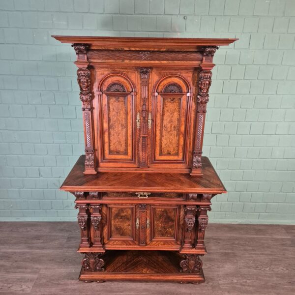 Cabinet Gründerzeit 1880 Walnut - Image 3