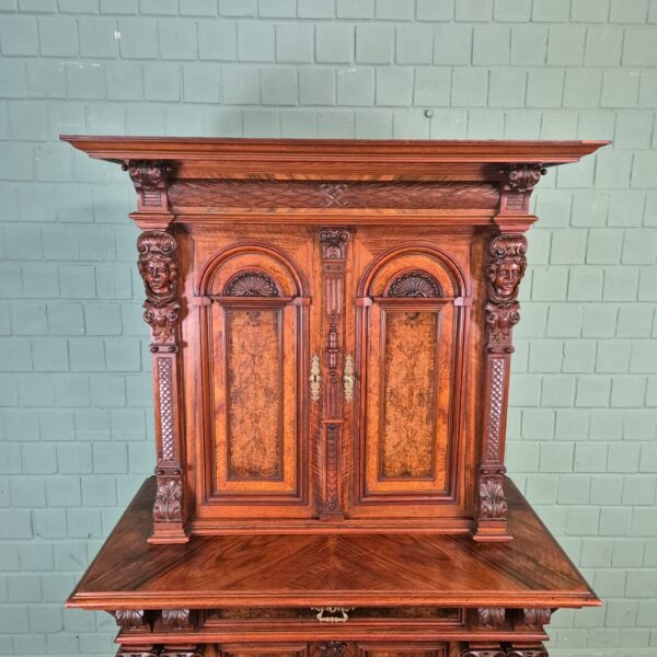 Cabinet Gründerzeit 1880 Walnut - Image 5