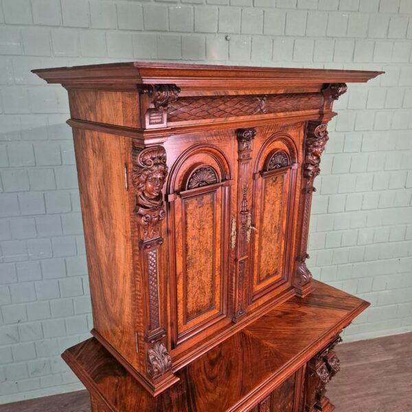 Cabinet Gründerzeit 1880 Walnut - Image 7
