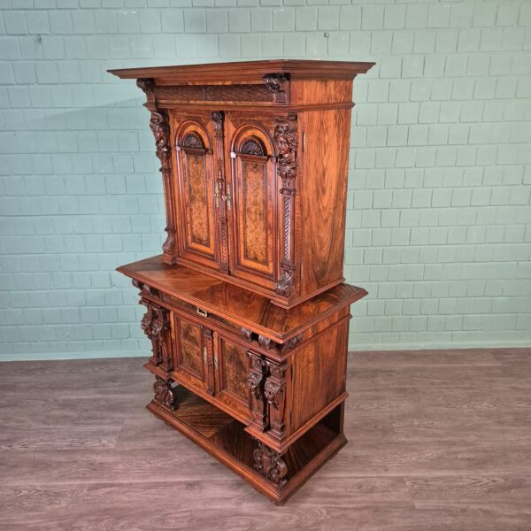 Cabinet Gründerzeit 1880 Walnut - Image 4