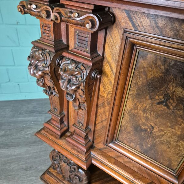 Cabinet Gründerzeit 1880 Walnut - Image 10