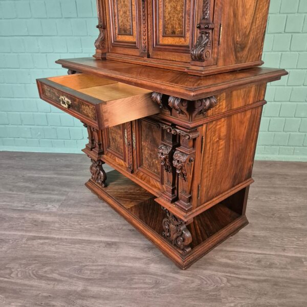 Cabinet Gründerzeit 1880 Walnut - Image 25