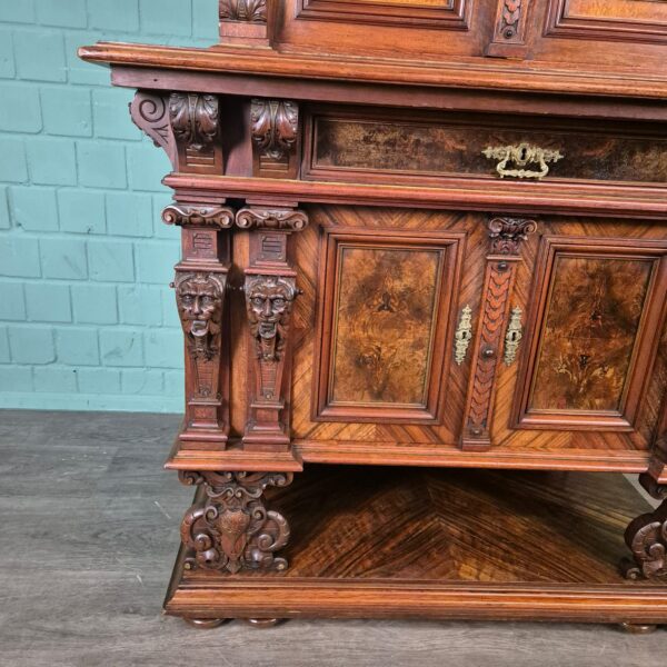 Cabinet Gründerzeit 1880 Walnut - Image 9