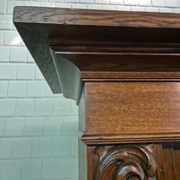 Kitchen Cabinet Jugendstil 1910 Oak - Image 14