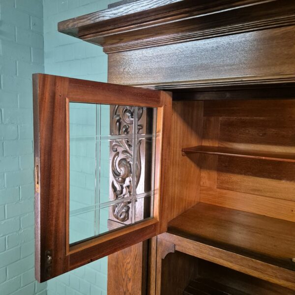 Kitchen Cabinet Jugendstil 1910 Oak - Image 21