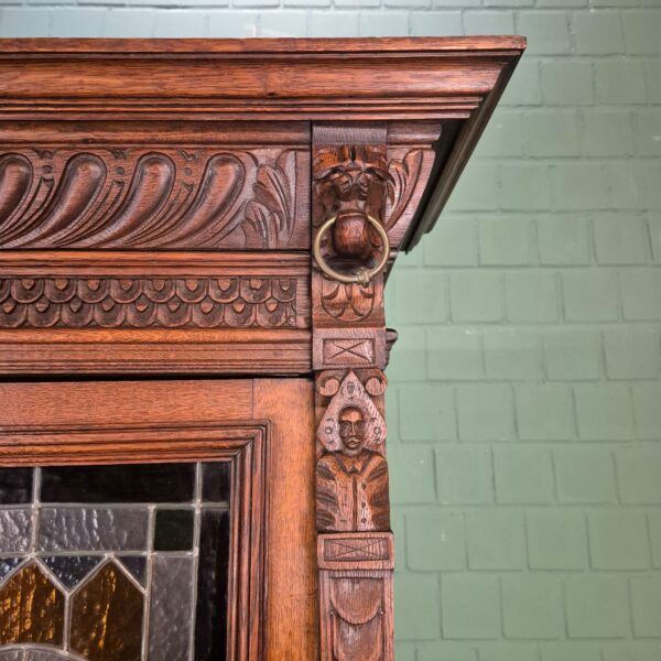Cabinet Gründerzeit 1880 Oak - Image 13