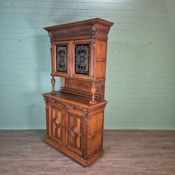 Cabinet Gründerzeit 1880 Oak - Image 4