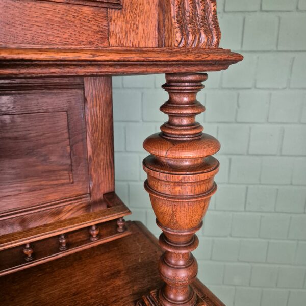 Cabinet Gründerzeit 1880 Oak - Image 11
