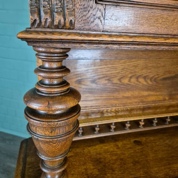 Cabinet Gründerzeit 1880 Oak - Image 8