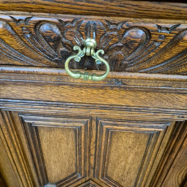 Cabinet Gründerzeit 1880 Oak - Image 9