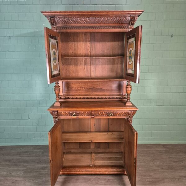 Cabinet Gründerzeit 1880 Oak - Image 17