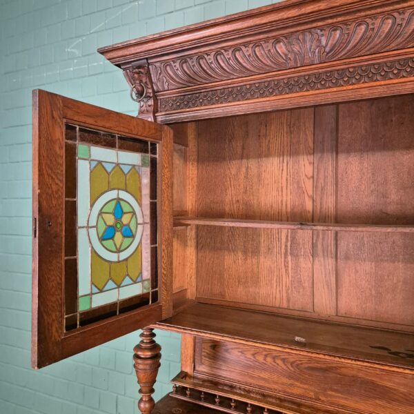 Cabinet Gründerzeit 1880 Oak - Image 18