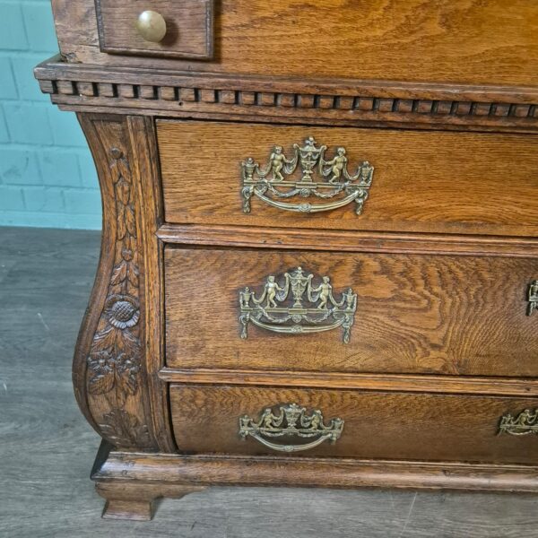 Secretary Baroque 1770 Oak - Image 5