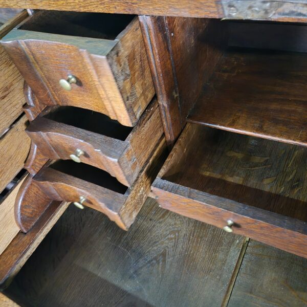 Secretary Baroque 1770 Oak - Image 17
