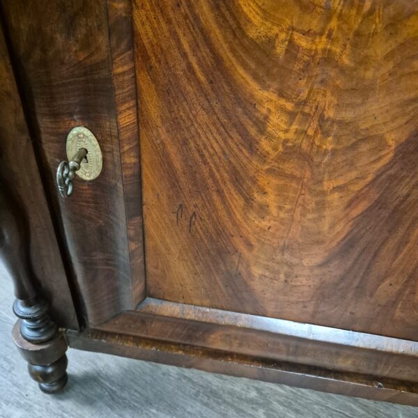 Cabinet Biedermeier 1850 Mahogany - Image 9
