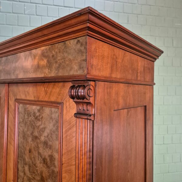 Wardrobe Gründerzeit 1880 Walnut - Image 10