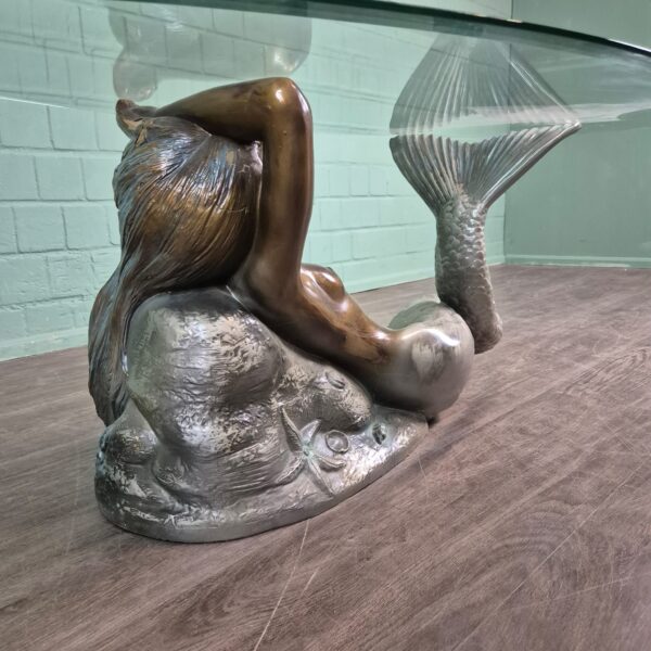 Mermaid Glass Coffee Table 1.30 m x 0.70 m - Image 15