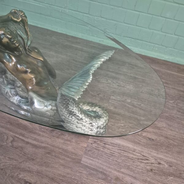 Mermaid Glass Coffee Table 1.30 m x 0.70 m - Image 13