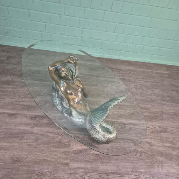 Mermaid Glass Coffee Table 1.30 m x 0.70 m - Image 4