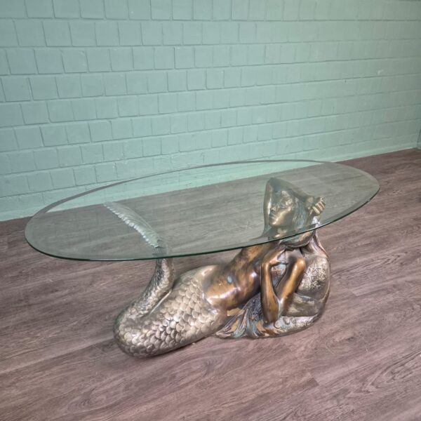 Mermaid Glass Coffee Table 1.30 m x 0.70 m - Image 7