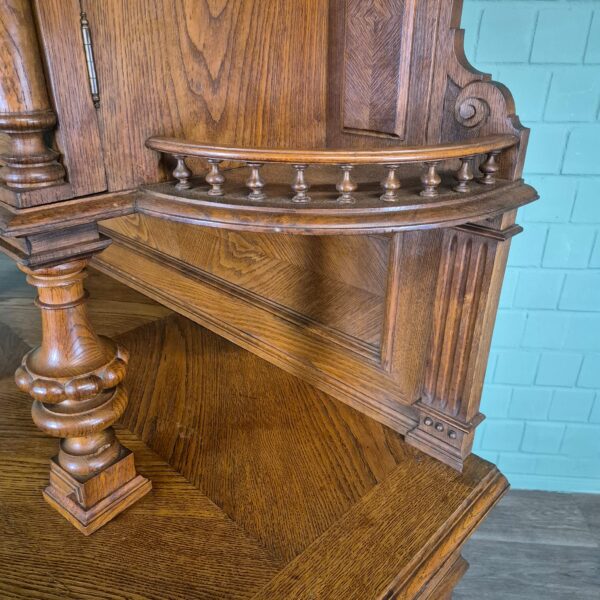 Cabinet Gründerzeit 1880 Oak - Image 12