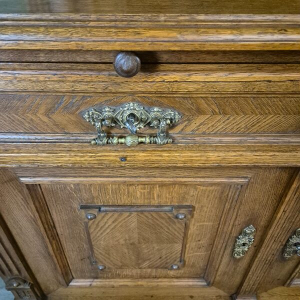 Cabinet Gründerzeit 1880 Oak - Image 10