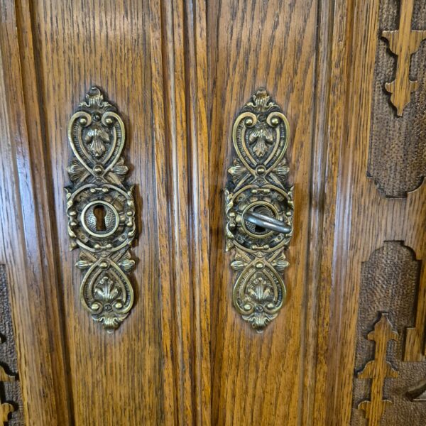 Cabinet Gründerzeit 1880 Oak - Image 13