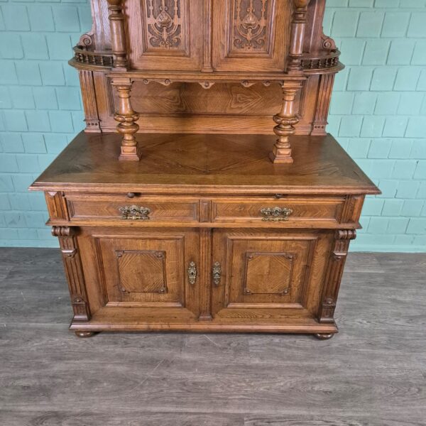 Cabinet Gründerzeit 1880 Oak - Image 9