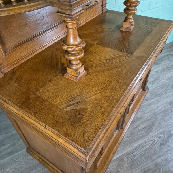 Cabinet Gründerzeit 1880 Oak - Image 8