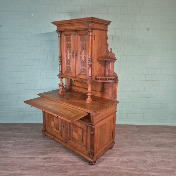 Cabinet Gründerzeit 1880 Oak - Image 5