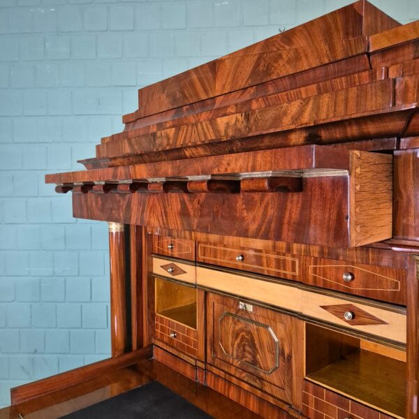 Secretary Biedermeier 1810 Mahogany - Image 16