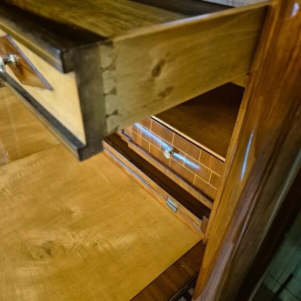 Secretary Biedermeier 1810 Mahogany - Image 20