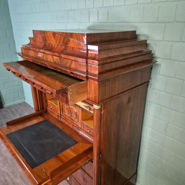 Secretary Biedermeier 1810 Mahogany - Image 14