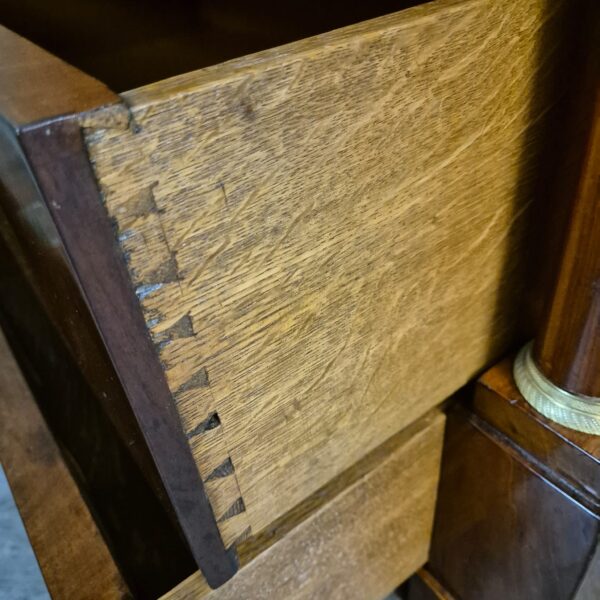 Secretary Biedermeier 1810 Mahogany - Image 23