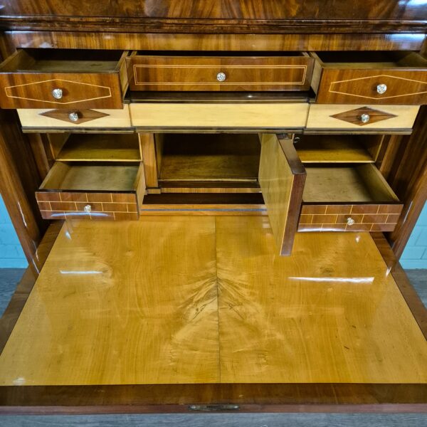 Secretary Biedermeier 1810 Mahogany - Image 18