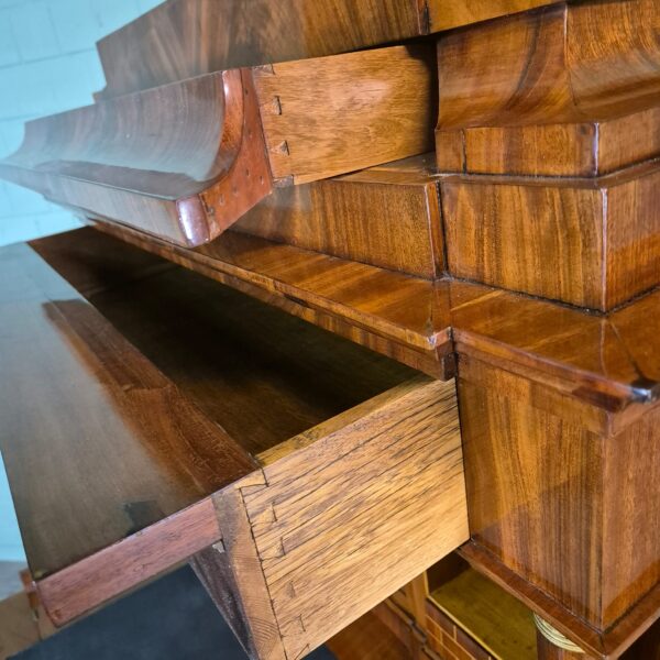 Secretary Biedermeier 1810 Mahogany - Image 15