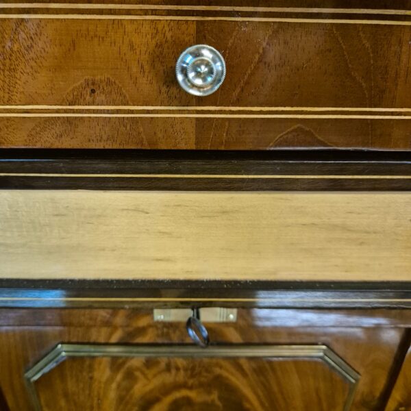 Secretary Biedermeier 1810 Mahogany - Image 26