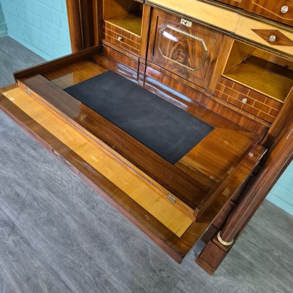 Secretary Biedermeier 1810 Mahogany - Image 11