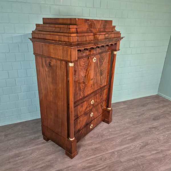 Secretary Biedermeier 1810 Mahogany