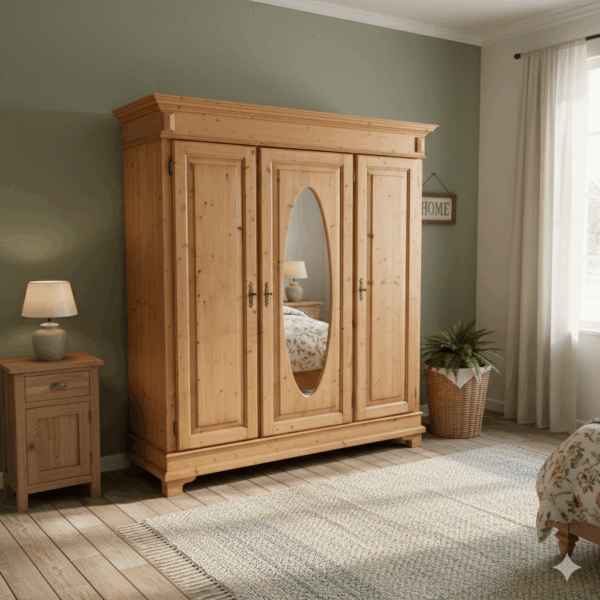 Wardrobe 1,65 m Pine - Image 2