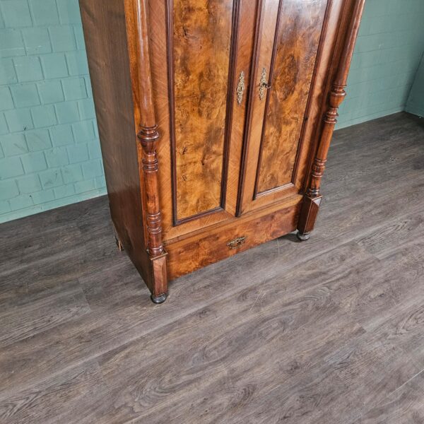 Wardrobe Gründerzeit 1880 Walnut - Image 6