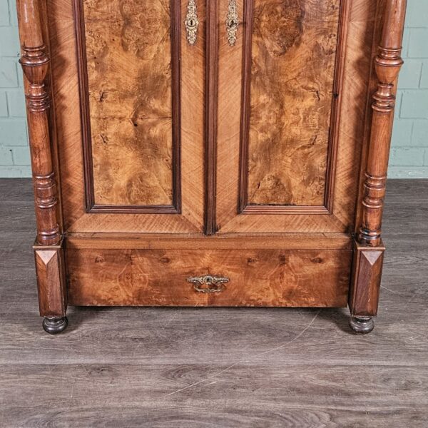 Wardrobe Gründerzeit 1880 Walnut - Image 7