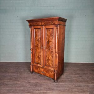 Wardrobe Gründerzeit 1880 Walnut