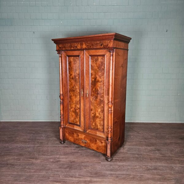 Wardrobe Gründerzeit 1880 Walnut
