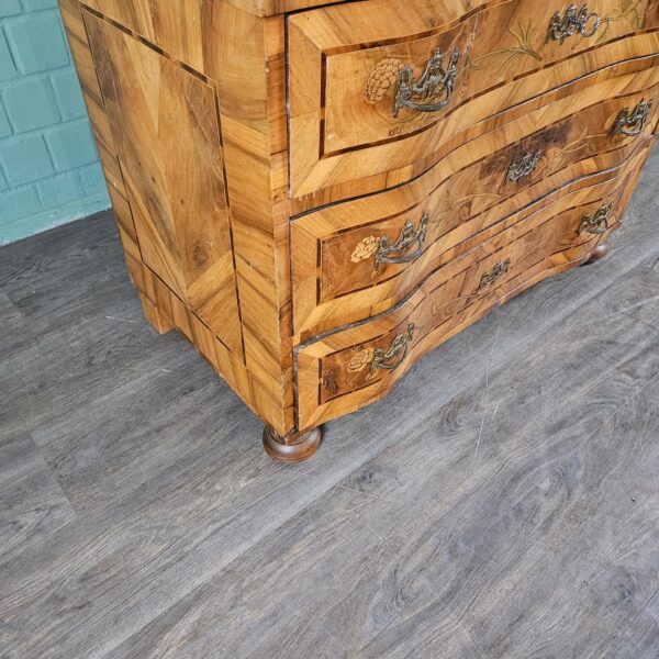 Chest of Drawers Baroque 1780 Walnut - Image 7