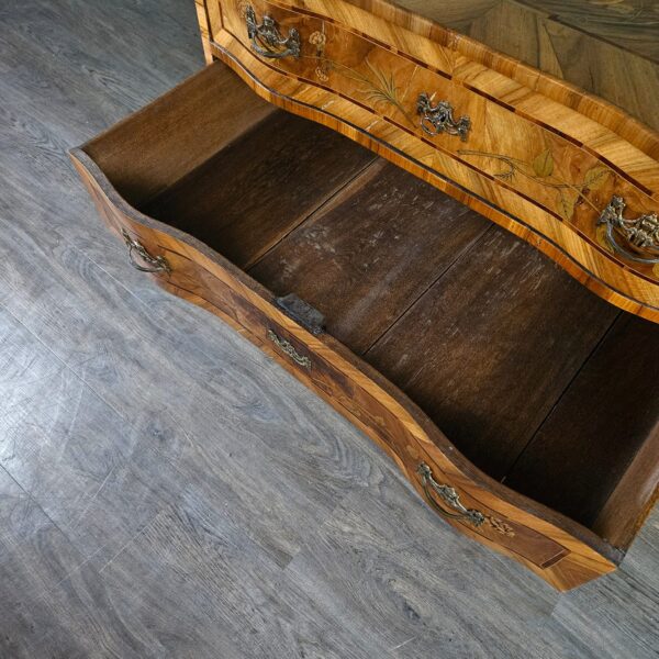 Chest of Drawers Baroque 1780 Walnut - Image 9