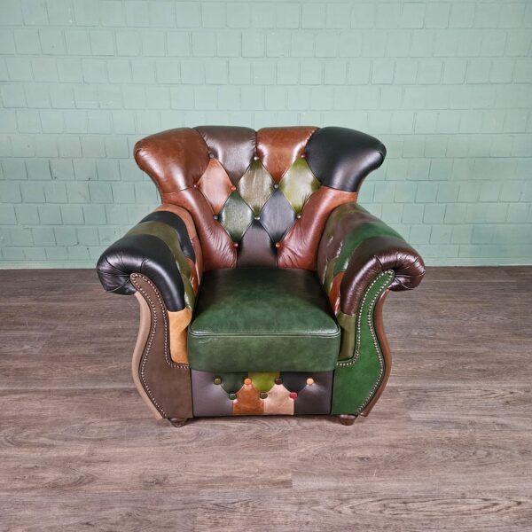 Chesterfield Sofa Jungle 3-1-1 Leather - Image 18