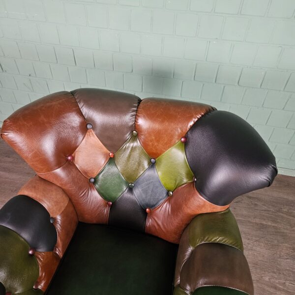 Chesterfield Armchair Leather Model Jungle - Image 6