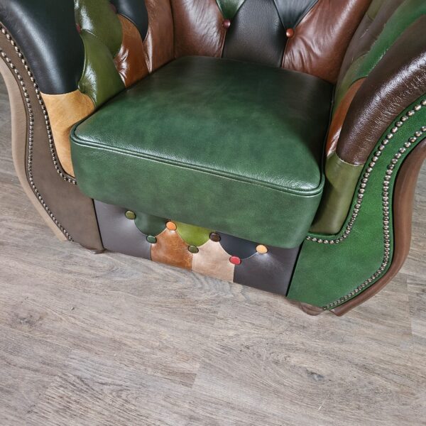 Chesterfield Armchair Leather Model Jungle - Image 7