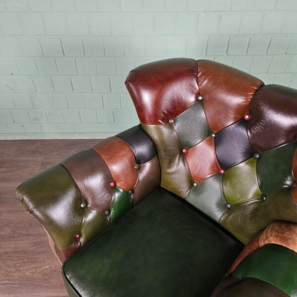 Chesterfield Armchair Leather Model Jungle Set - Image 14